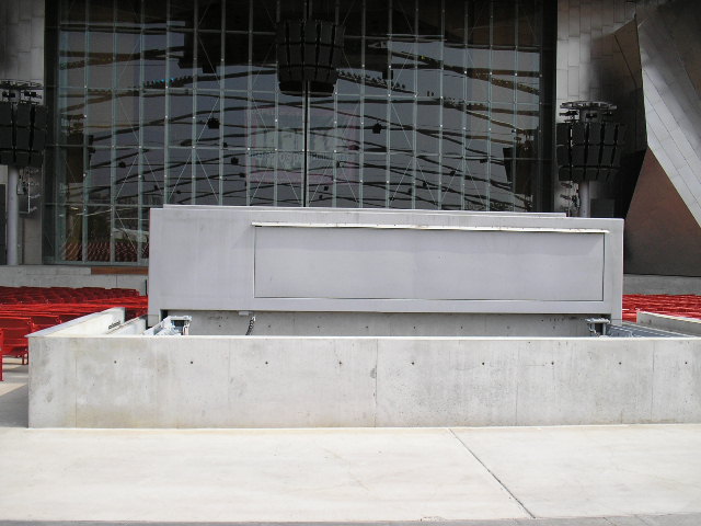 chicago tribune freedom center seating. View from the rear center of