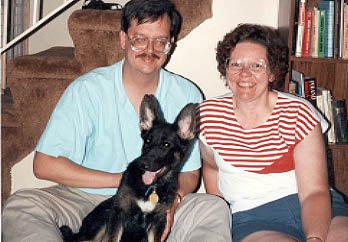 Donna, Ilsa and myself; August, 1992